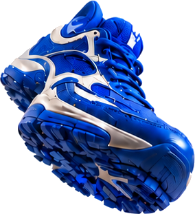 Blue sneaker