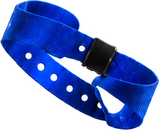 Blue wristband